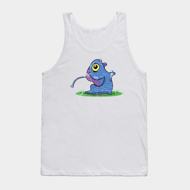 The Sea Beast blue monster Tank Top by necronder